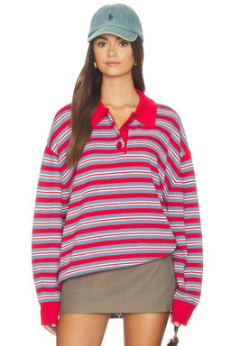 Weworewhat - Henley Pull Over Sweatshirt