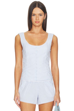 Weworewhat - Scoop Neck Corset Top