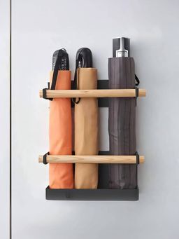 UMAI - Magnetic Wall Mounted Umbrella Holder Black