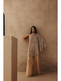 Twenty Nine - Mirrorwork Bootcut Creme Pant