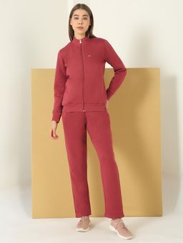 Sweet Dreams - Womens Solid Tracksuit Red