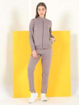 Sweet Dreams - Womens Solid Tracksuit Mauve