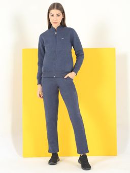 Sweet Dreams - Womens Solid Tracksuit Navy Blue