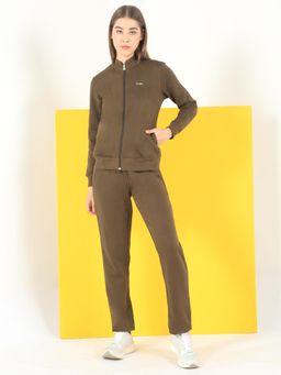 Sweet Dreams - Womens Solid Tracksuit Olive