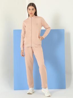 Sweet Dreams - Womens Solid Tracksuit Peach