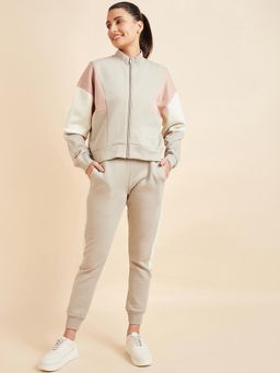 Sweet Dreams - Women Solid Tracksuit Grey