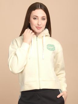 Sweet Dreams - Women Solid Sweatshirt Yellow