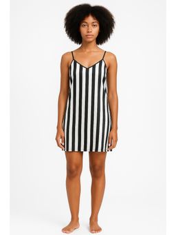 Noite Luxe - Monochrome Luxe Slip Dress