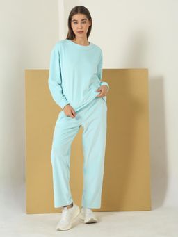 Sweet Dreams - Womens Solid Tracksuit Blue