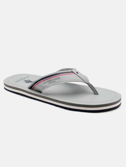 U.S. POLO ASSN. - Grey Nesta 3.0 Stylish Sliders Flip Flops for Men