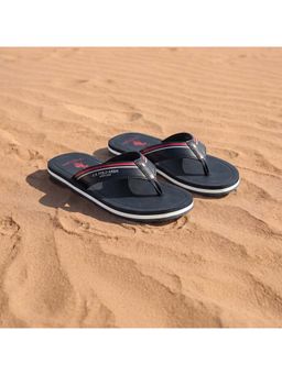 U.S. POLO ASSN. - Navy Blue Nesta 3.0 Stylish Sliders Flip Flops for Men