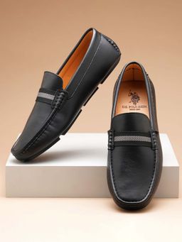 U.S. POLO ASSN. - Black Bickford 6.0 Stylish Casual Loafers for Men