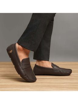 U.S. POLO ASSN. - Brown Kiger 2.0 Stylish Casual Loafers for Men