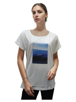 VIEVIANA - Womens White Plus Size T-Shirt