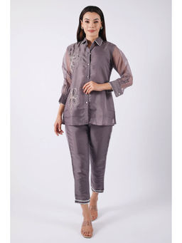 SHRUTI GOYAL - Purple Embellished Co-Ord (Set of 2)