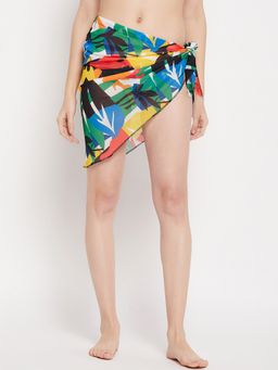 Secrets By ZeroKaata - Women Printed Wrap Around Sarong - Multi-Color