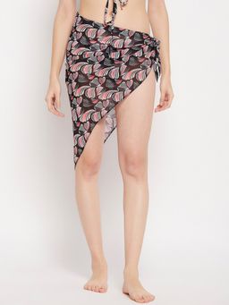 Secrets By ZeroKaata - Women Printed Swimwear - Black