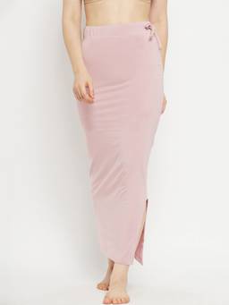 Secrets By ZeroKaata - Women Solid Seamless Saree Petticoat - Mauve