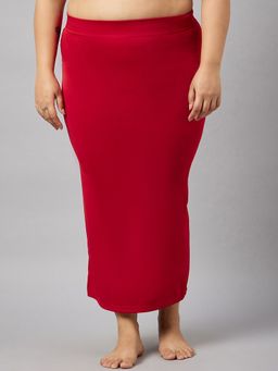 Secrets By ZeroKaata - Women Plus Size Solid Seamless Saree Petticoat