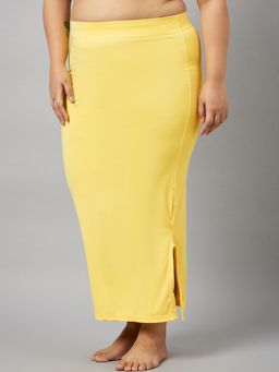 Secrets By ZeroKaata - Women Plus Size Solid Seamless Saree Petticoat