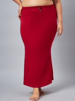 Secrets By ZeroKaata - Women Plus Size Solid Mermaid Fit Saree Petticoat