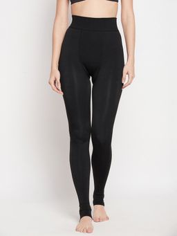 Secrets By ZeroKaata - High Waist Fleece Winter Fur Stockings For Women