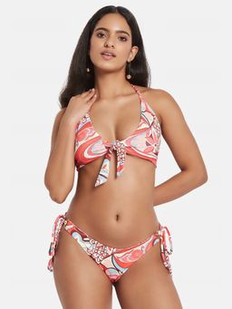 Secrets By ZeroKaata - Women Multi-Color Swim Bikini Beachwear (Set of 2)