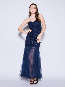 Lipsy - Sasha Embellished Bandeau Maxi Dress