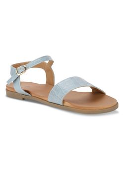 Bata - Textured Blue Sandals