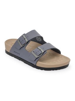 Red Tape - Men Solid Grey Sliders