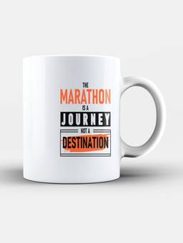Macmerise - Marathon Journey Pattern Milk, Tea, Coffee Mug 330ml