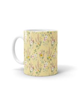 Macmerise - Payal Singhal Lemon Garden Pattern Milk, Tea, Coffee Mug 330ml