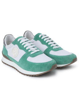 Rare Rabbit - Jacko Green Round Toe Sneakers