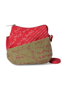 Baggit - Brushink Red Large Sling Bag