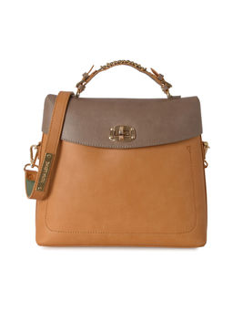 Baggit - Oxymoron Hardy Tan Satchel