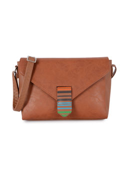 Baggit - Mugsy Y G Z Tan Small Sling Bag