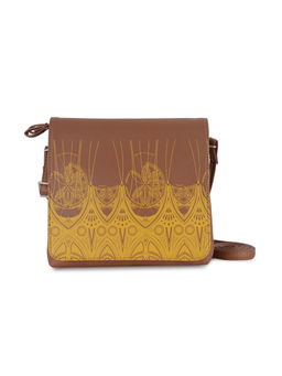 Baggit - Cage Y G Z Tan Large Sling Bag