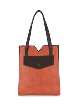 Baggit - Script Y G Z Orange Large Tote Handbag