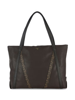 Baggit - Dots Y G Z Brown Large Satchel Handbag