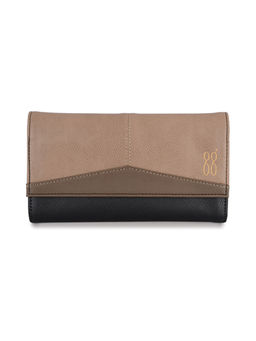 Baggit - Cinnamon Y G X Black Large Wallet
