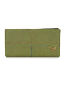 Baggit - Squareone Y G X Green Large Wallet