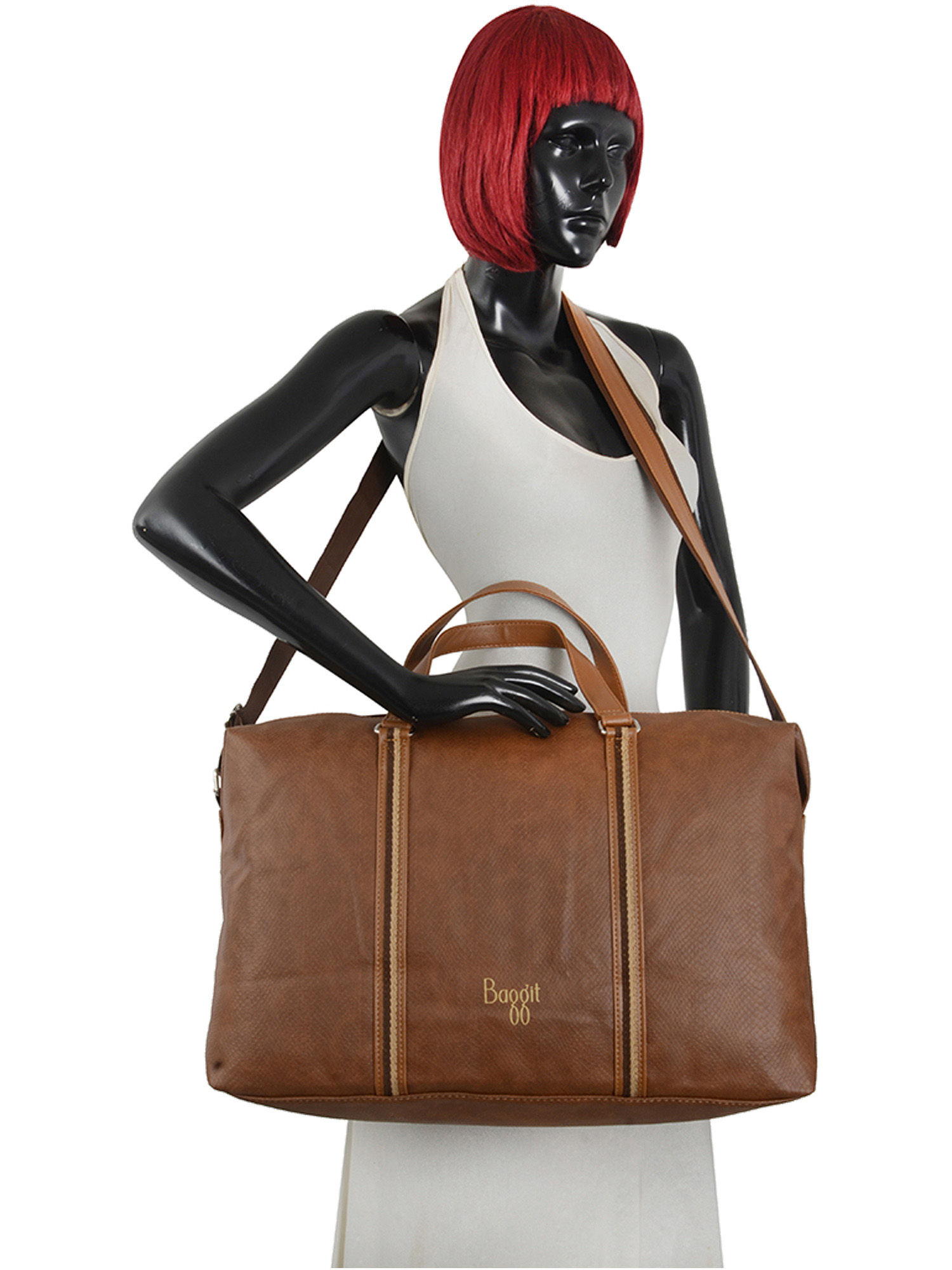 Buy Baggit Alperte Lego Tan Travel Bag 