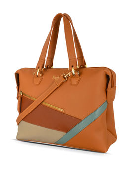 Baggit - Snatchy Y G Z Tan Medium Satchel Handbag