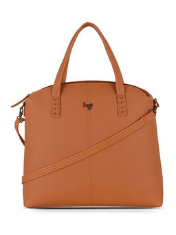 Baggit - Clocker Y G Z Tan Large Satchel Handbag