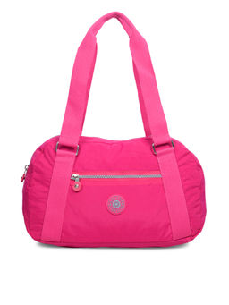 Bahama - CRINKLE Fuchsia Red Color Nylon Material Soft Medium Size Backpack - FH-10591012005