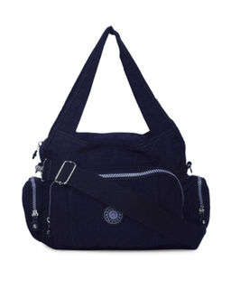 Bahama - CRINKLE Black Color Nylon Material Soft Medium Size Handbag - FH-1509021001