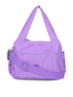 Bahama - CRINKLE Light Purple Color Nylon Material Soft Medium Size Handbag - FH-1509021006