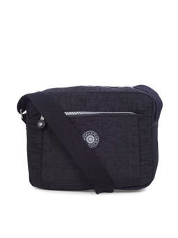 Bahama - CRINKLE Black Color Nylon Material Soft Medium Size Shoulder Bag - FH-20103031001