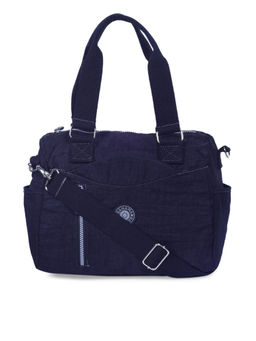 Bahama - CRINKLE Black Color Nylon Material Soft Medium Size Shoulder Bag - FH-20110031001