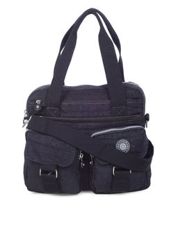 Bahama - CRINKLE Black Color Nylon Material Soft Medium Size Handbag - FH-20134022001